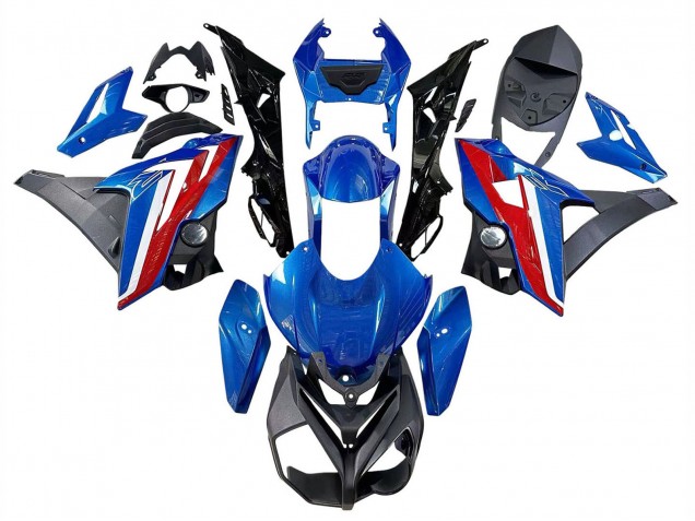 Bleu Rouge Carénage Moto BMW S1000R 2014-2016