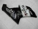 Noir Brillant Blanc West Carénage Moto Kawasaki ZX6R 2005-2006
