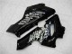 Noir Brillant Blanc West Carénage Moto Kawasaki ZX6R 2005-2006