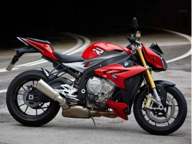 Noir Rouge Carénage Moto BMW S1000R 2014-2016 Pas Chère
