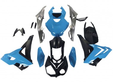 Bleu Carénage Moto BMW S1000R 2014-2016 Pas Chère