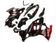Noir Brillant Rouge Flamme Carénage Moto Suzuki GSX600F/GSX750F 2004-2006