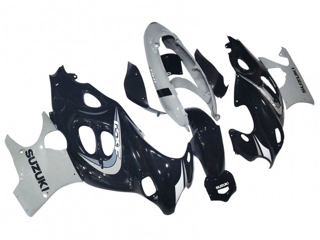 Noir Brillant Gris Carénages Moto Suzuki GSX600F/GSX750F 2004-2006