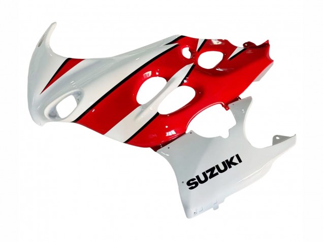 Blanc Rouge Carénage Moto Suzuki GSX600F/GSX750F 2004-2006