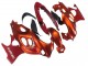 Burnt Orange Blanc Logo Carénage Moto Suzuki GSX600F/GSX750F 2004-2006
