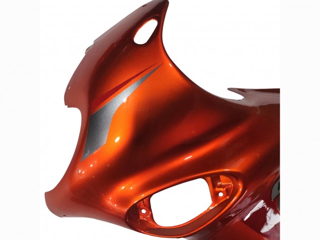 Burnt Orange Blanc Logo Carénage Moto Suzuki GSX600F/GSX750F 2004-2006
