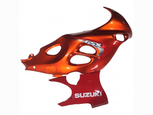 Burnt Orange Blanc Logo Carénage Moto Suzuki GSX600F/GSX750F 2004-2006