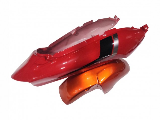 Burnt Orange Blanc Logo Carénage Moto Suzuki GSX600F/GSX750F 2004-2006