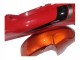 Burnt Orange Blanc Logo Carénage Moto Suzuki GSX600F/GSX750F 2004-2006