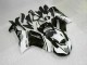 Noir Blanc Carénage Moto Kawasaki ZX6R 2007-2008