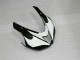 Noir Blanc Carénage Moto Kawasaki ZX6R 2007-2008