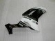 Noir Blanc Carénage Moto Kawasaki ZX6R 2007-2008