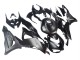 Noir Mat Carénages Moto Kawasaki ZX6R 2023-2025