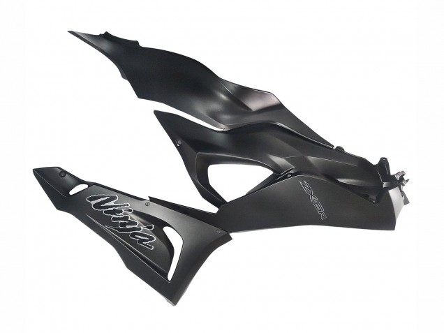 Noir Mat Carénages Moto Kawasaki ZX6R 2023-2025