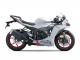 Blanc Perle Noir Rouge Carénage Moto Kawasaki ZX6R 2023-2026