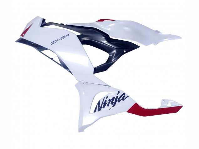 Blanc Perle Noir Rouge Carénage Moto Kawasaki ZX6R 2023-2026