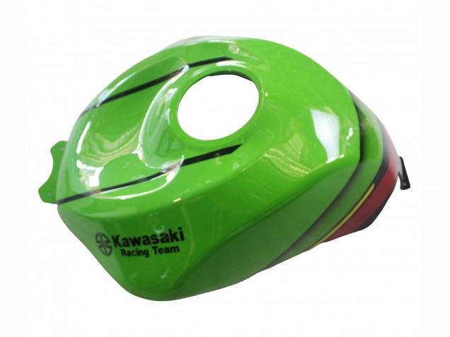 Vert Noir Rouge Jaune Dunlop Carénage Moto Kawasaki ZX6R 2023-2025
