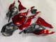 Rouge Fibre de Carbone Carénage Moto Kawasaki ZX6R 2023-2026