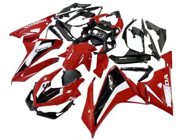 Rouge Blanc Noir Carénages Moto Honda CBR500R 2022-2023