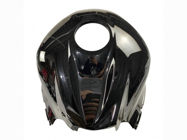 Argent Noir Brillant Kits Carénages Moto Honda CBR600RR 2007-2008