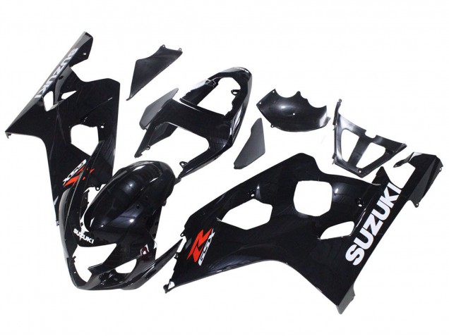 Noir Brillant Carénages Moto Suzuki GSXR 600 / GSXR 750 2004-2005