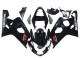 Noir Brillant Carénages Moto Suzuki GSXR 600 / GSXR 750 2004-2005