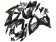 Noir Brillant Argent Rouge Carénage Moto Suzuki GSXR 600 / GSXR 750 2006-2007
