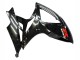 Noir Brillant Argent Rouge Carénage Moto Suzuki GSXR 600 / GSXR 750 2006-2007