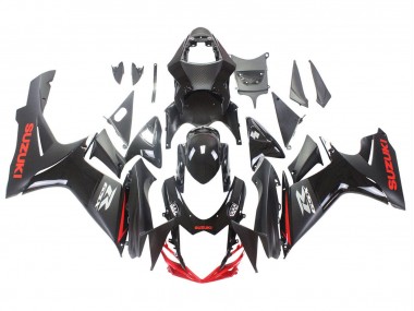 Noir Gris Rouge Doubler Carénage Moto Suzuki GSXR 600 / GSXR 750 2011-2024 Pas Chère