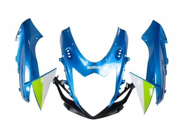 Bleu Clair Vert Blanc Rouge Carénage Moto Suzuki GSXR 600 / GSXR 750 2011-2024