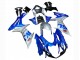 Bleu Argent Ecstar Carénage Moto Suzuki GSXR 600 / GSXR 750 2011-2024