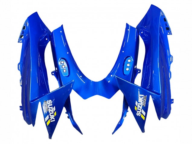 Bleu Argent Ecstar Carénage Moto Suzuki GSXR 600 / GSXR 750 2011-2024