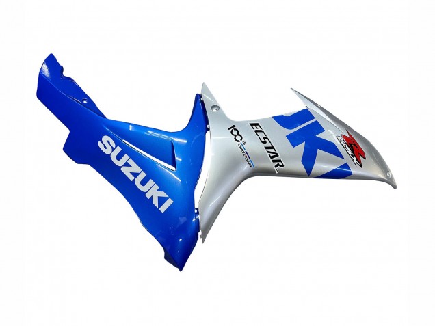 Bleu Argent Ecstar Carénage Moto Suzuki GSXR 600 / GSXR 750 2011-2024