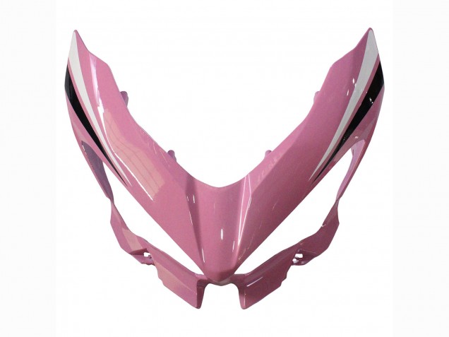 Rose Noir Mat Rayon de Miel Carénage Moto Kawasaki Ninja 400 2018-2024