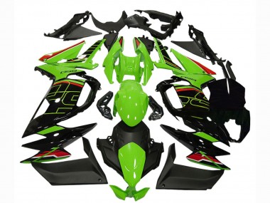 Vert Rouge Noir Carénages Moto Kawasaki Ninja 650 EX650 2020-2025 Pas Chère