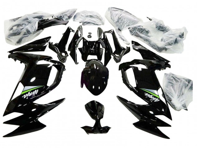 Noir Brillant Vert Carénages Moto Kawasaki Ninja 650 EX650 2020-2025
