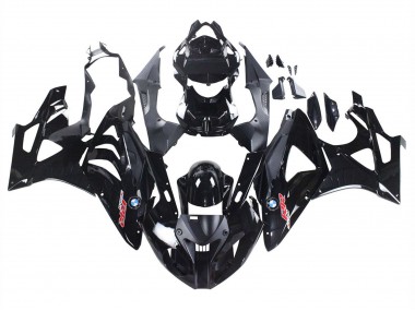 Noir Brillant Carénages Moto BMW S1000RR 2009-2014 Pas Chère