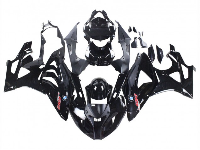 Noir Brillant Carénages Moto BMW S1000RR 2009-2014