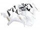 Blanc Or Décalque Carénage Moto Yamaha YZF 1000 R1 2004-2006
