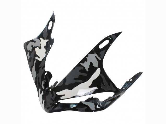 Gris Blanc Camouflage Requin Carénage Moto Yamaha YZF 1000 R1 2007-2008