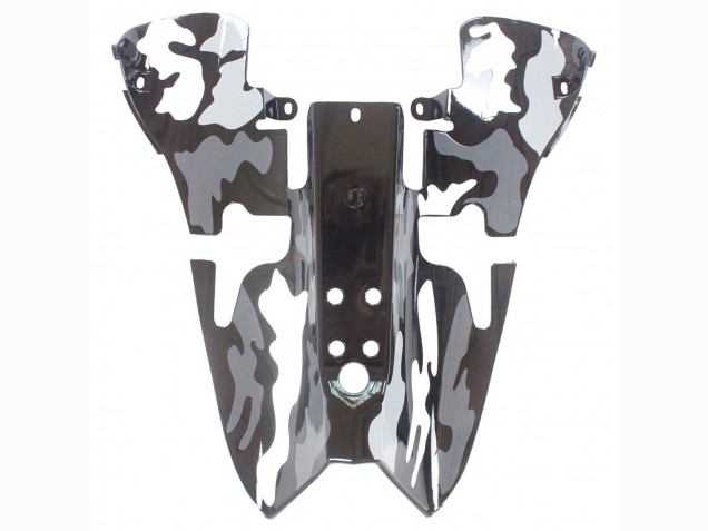 Gris Blanc Camouflage Requin Carénage Moto Yamaha YZF 1000 R1 2007-2008