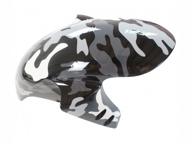 Gris Blanc Camouflage Requin Carénage Moto Yamaha YZF 1000 R1 2007-2008