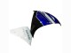 Blanc Bleu Noir Carénages Moto Yamaha YZF 1000 R1 2012-2014