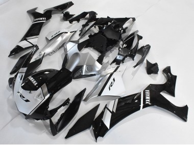 Argent Blanc Noir Brillant Carénage Moto Yamaha YZF 1000 R1 2020-2025 Pas Chère