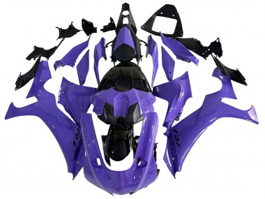 Violet Noir Brillant Carénage Moto Yamaha YZF 1000 R1 2020-2025 Pas Chère
