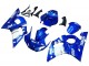 Bleu Blanc Carénage Moto Yamaha YZF 600 R6 1998-2002