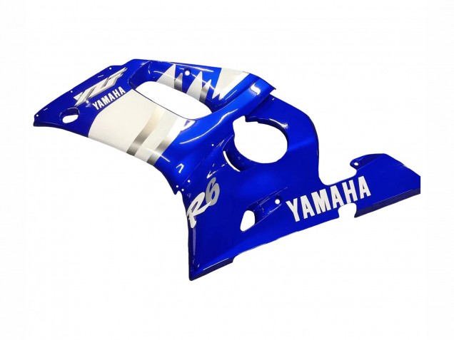 Bleu Blanc Carénage Moto Yamaha YZF 600 R6 1998-2002