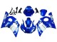 Bleu Blanc Carénage Moto Yamaha YZF 600 R6 1998-2002