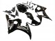 Noir Brillant Blanc Décalque Carénage Moto Yamaha YZF R6S 2006-2009