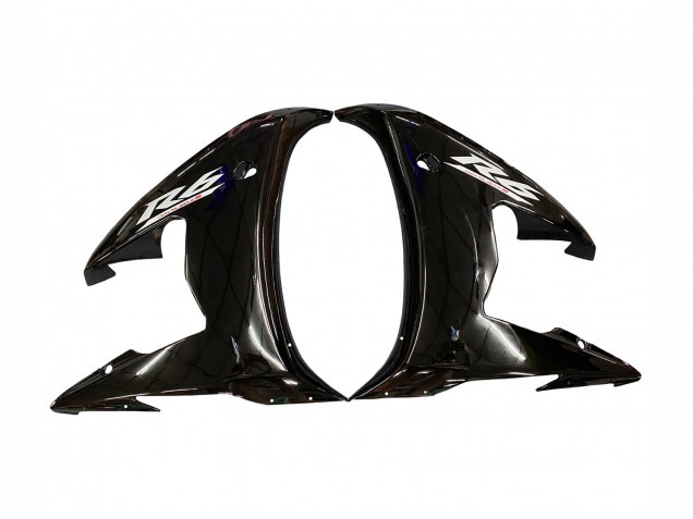 Noir Brillant Blanc Décalque Carénage Moto Yamaha YZF R6S 2006-2009